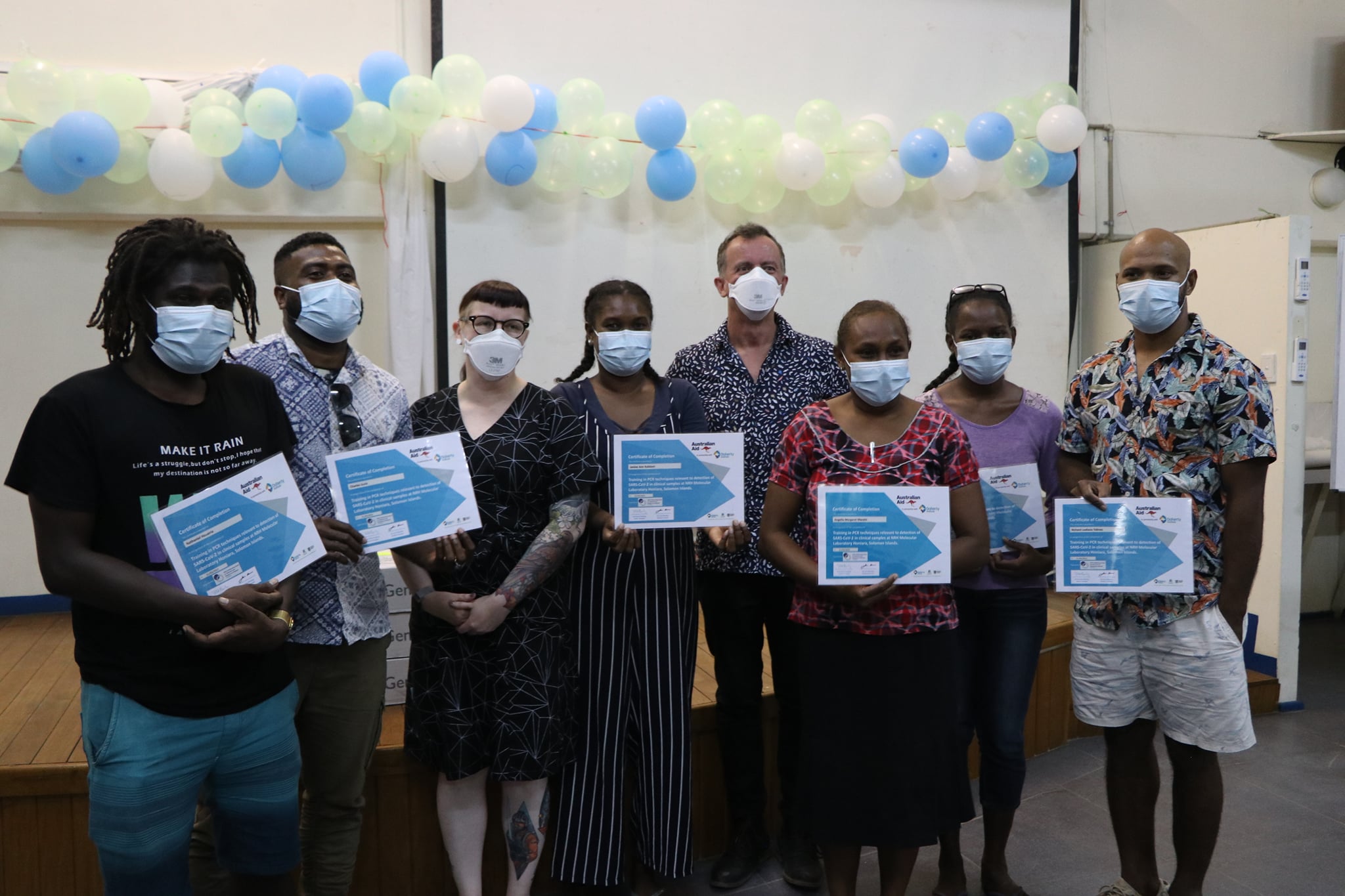 Building COVID19 diagnostic capacity in the Solomon Islands Combat AMR